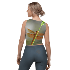 Smiling Dragonfly Fairy Crop Top